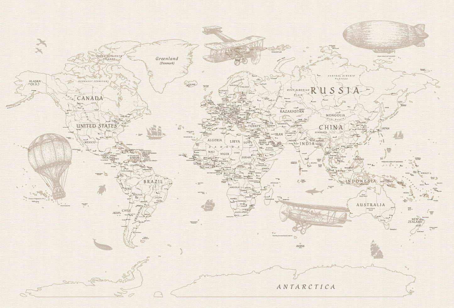 Mapa Antique