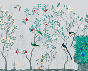 Chinoiserie Pavo Real