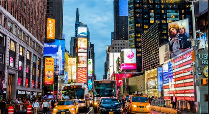 Times Square Vibrante
