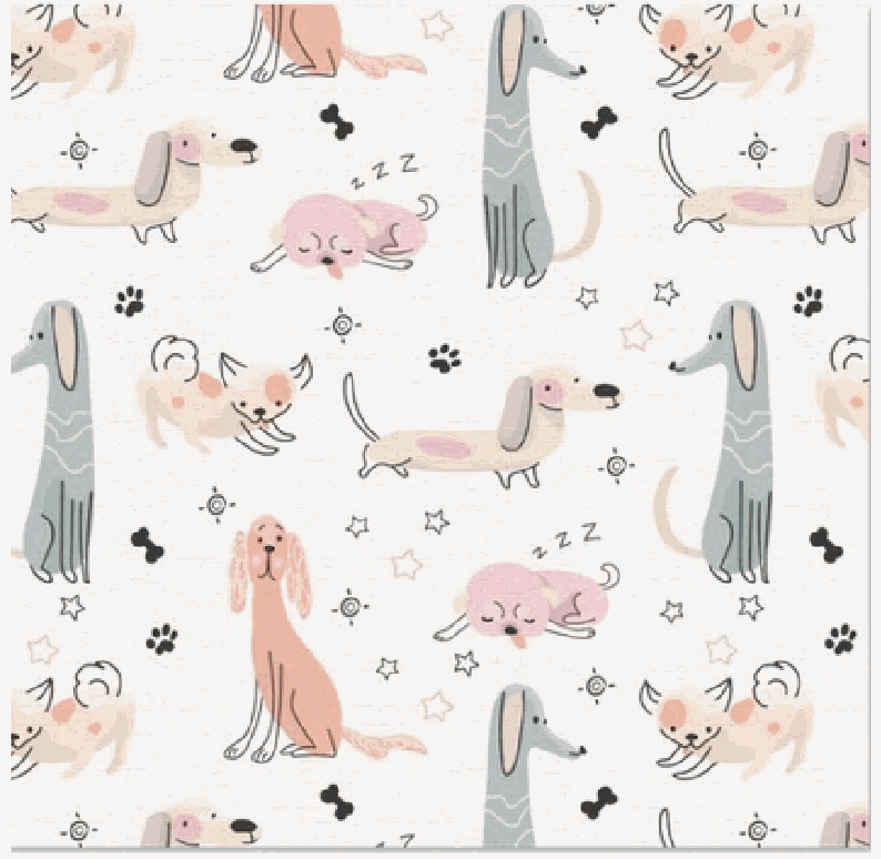 Pastel Dogs