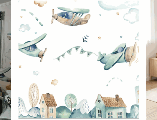 Planes Watercolor