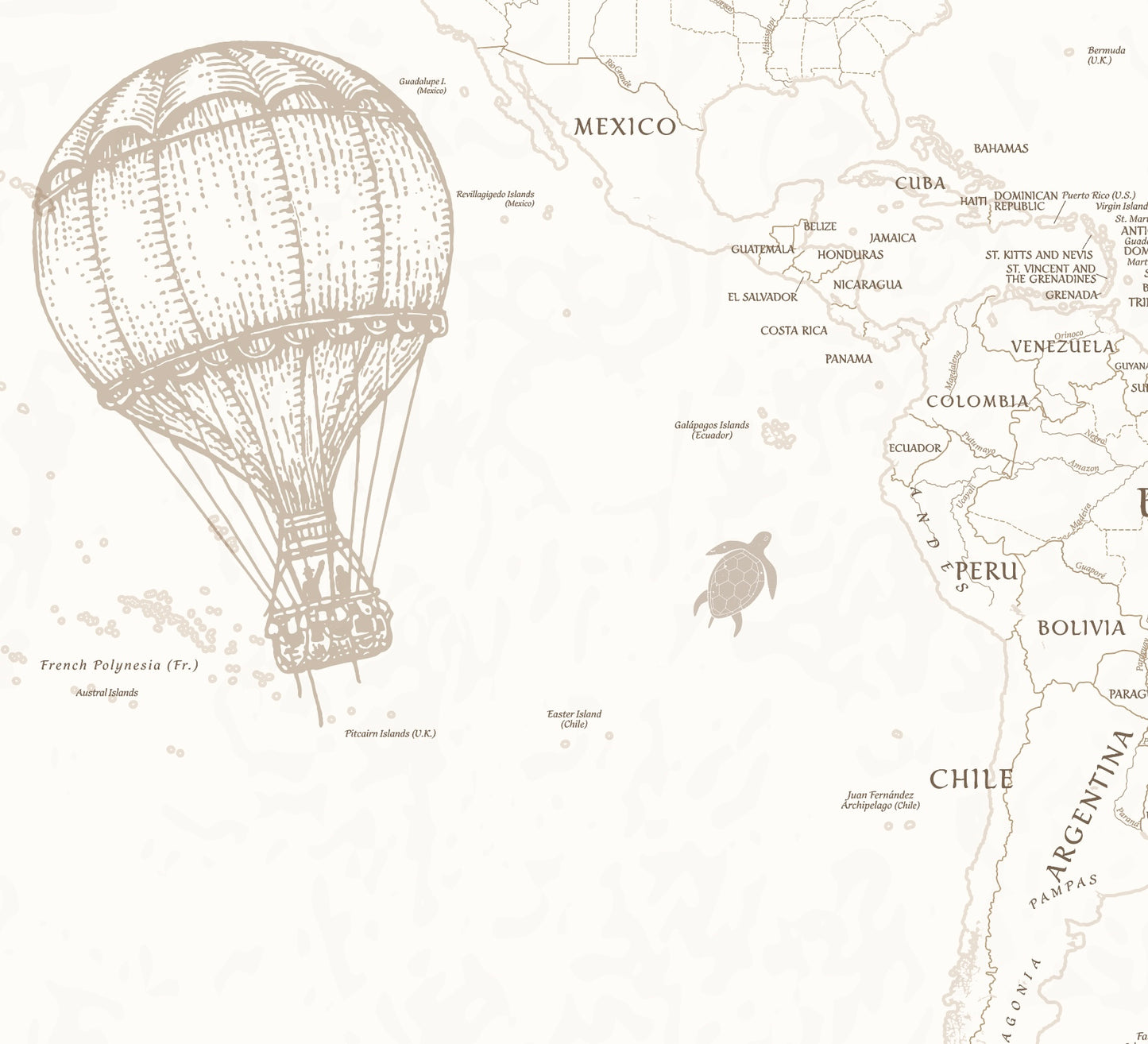 Mapa Antique