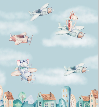 Planes in the city