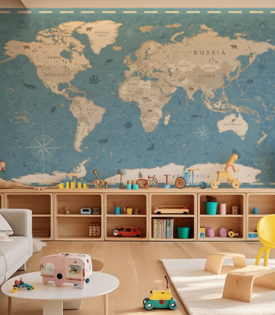 Mapa Compass Blue